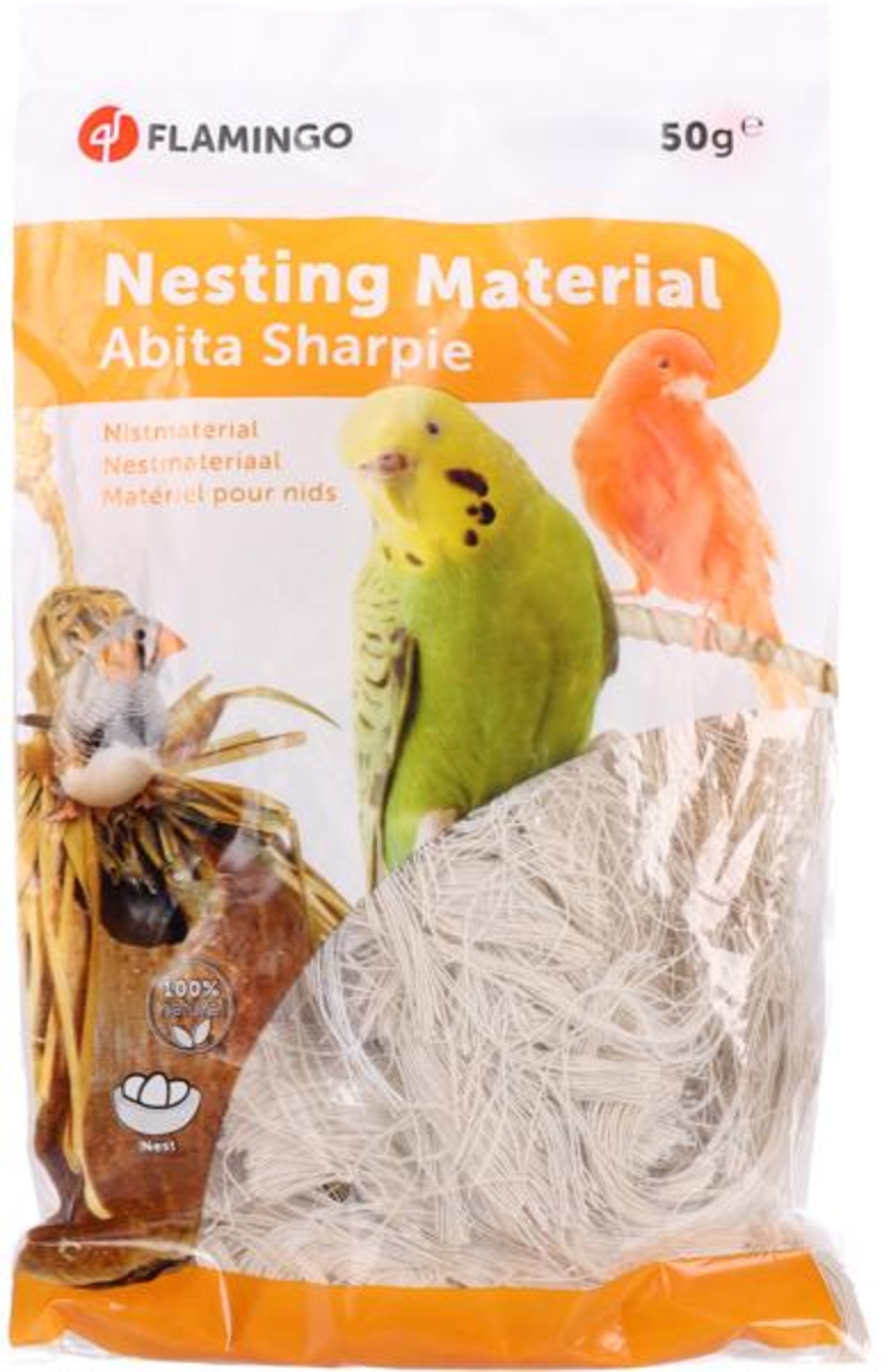 Flamingo Nistmaterial Abita - Baumwolle