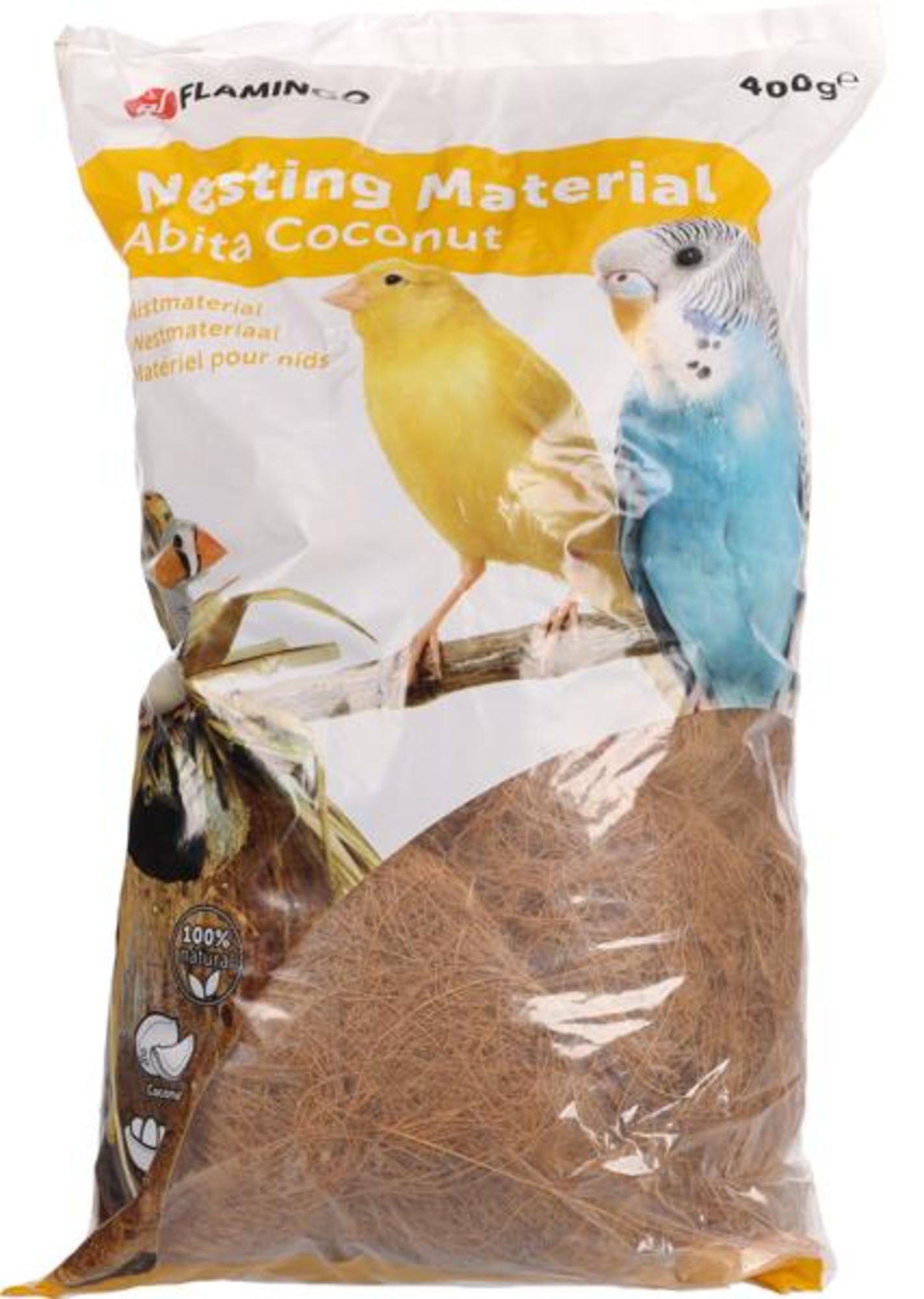Flamingo Matériaux pour nids Abita - Fibre de coco