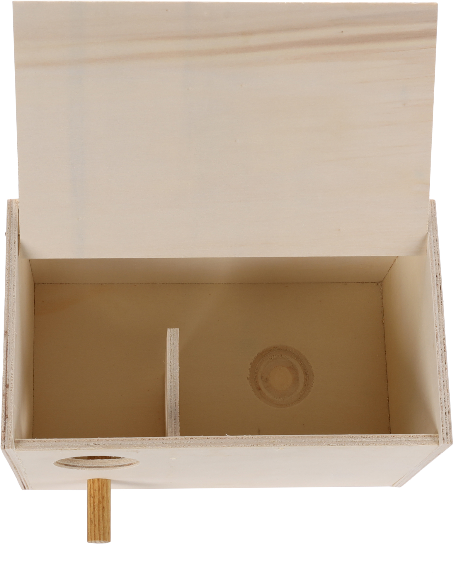 Flamingo Nido de cría Horizontal Inseparables - Madera