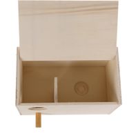 Flamingo Nido de cría Horizontal Inseparables - Madera