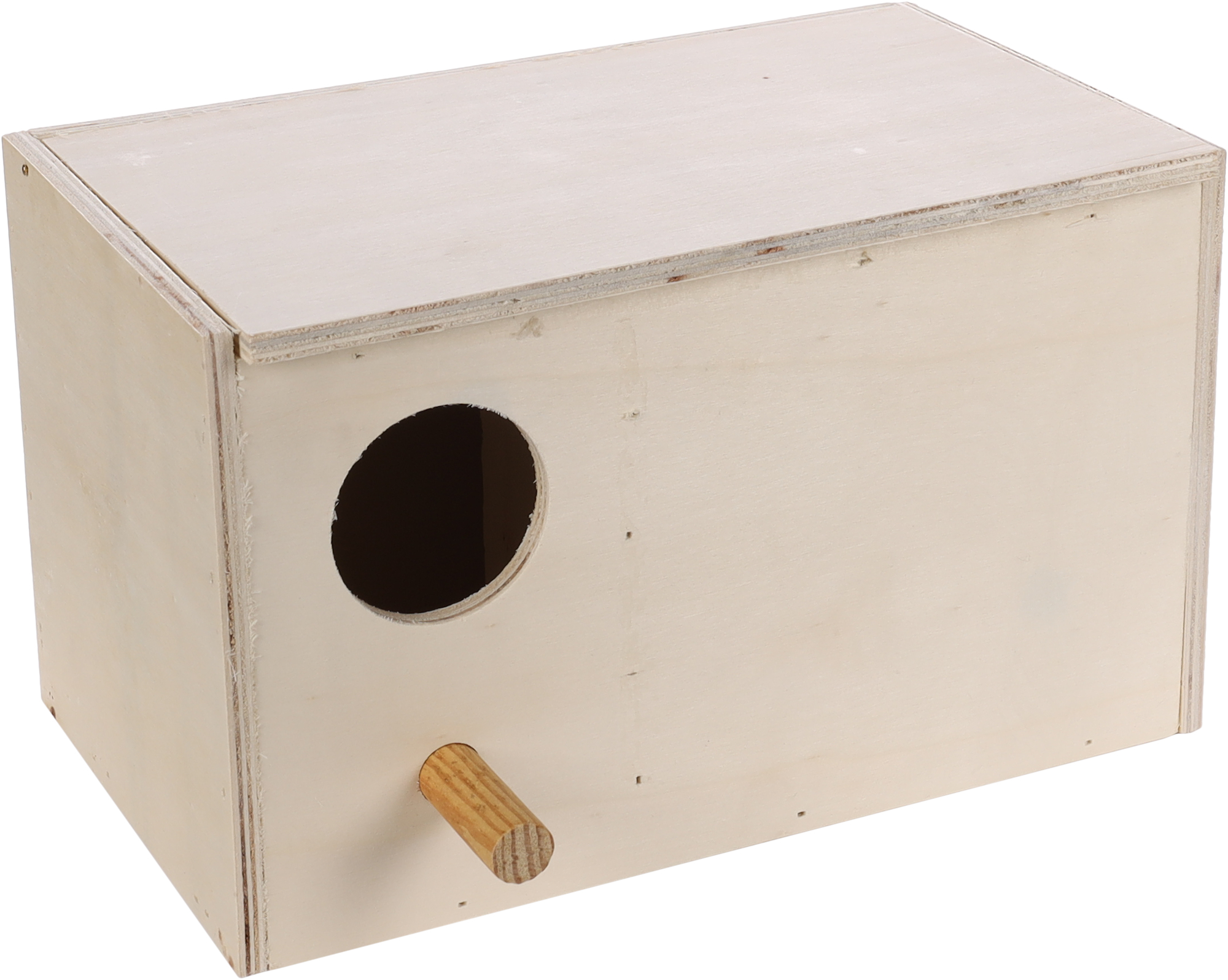 Flamingo Nido de cría Horizontal Inseparables - Madera