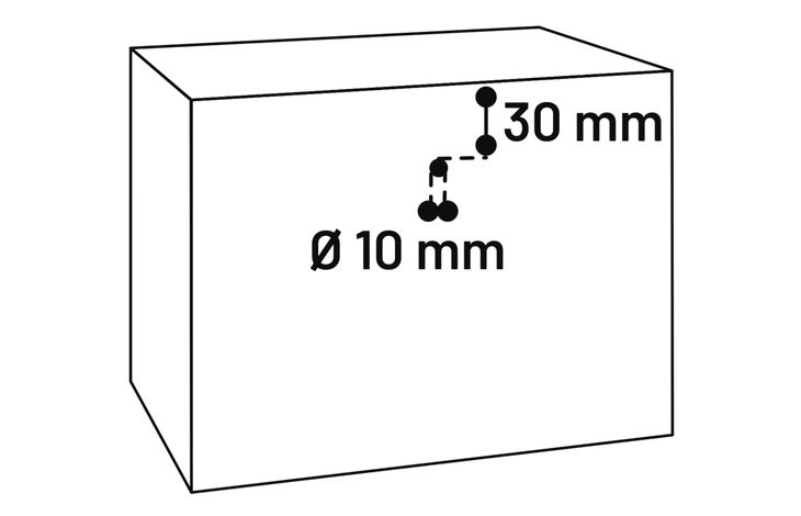 Flamingo Nido de cría Horizontal Inseparables - Madera