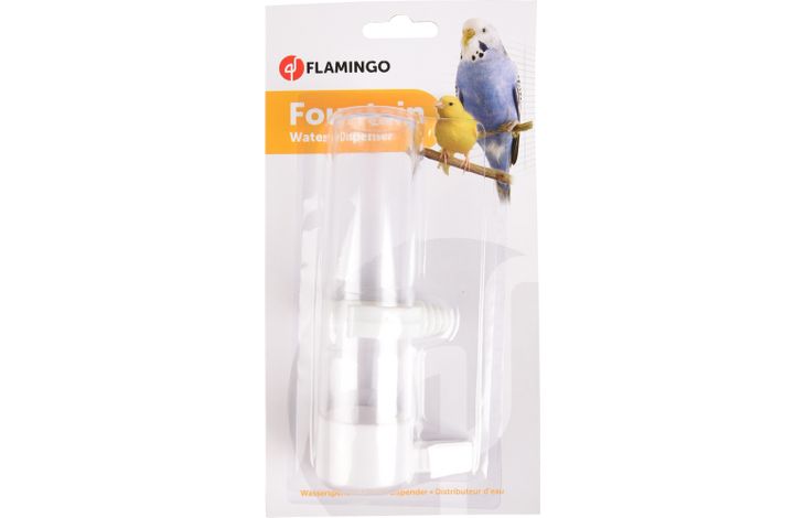 Flamingo Automatic water and food dispenser Obi Round White