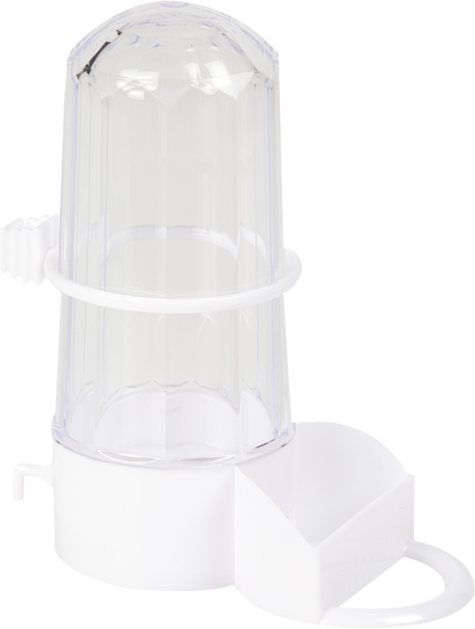 Flamingo Drinking fountain with step & Jordi White