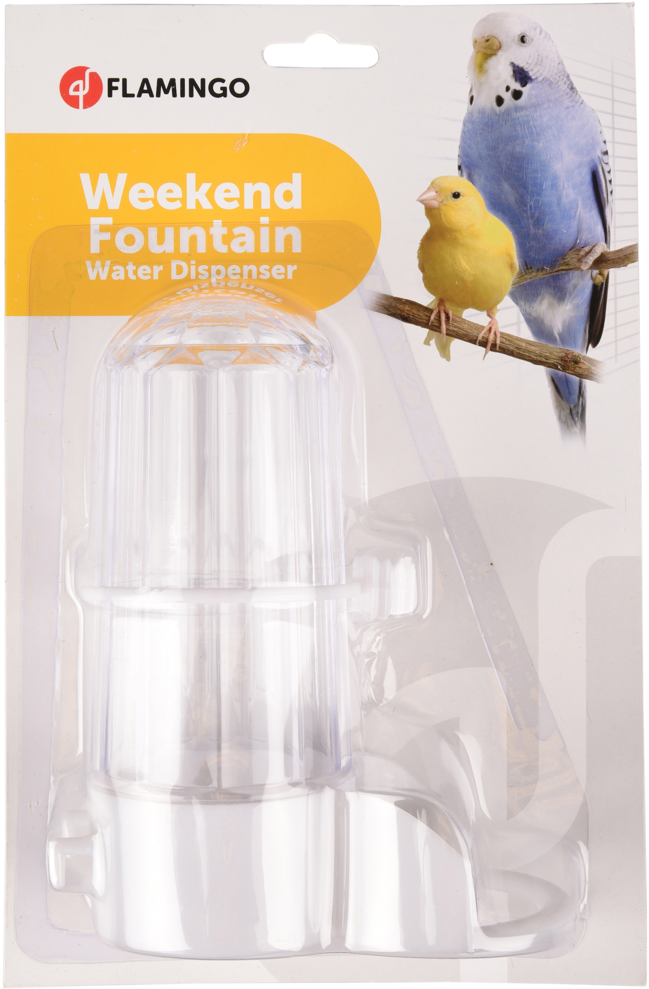 Flamingo Drinking fountain with step & Jordi White