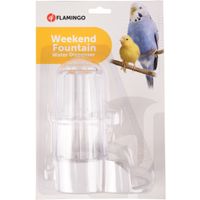 Flamingo Drinking fountain with step & Jordi White