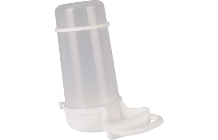 Flamingo Automatic water and food dispenser with step & Gini White