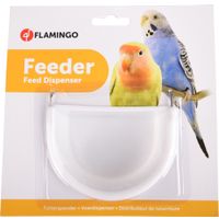 Flamingo Zaad- en waterbakje Ushi Halfrond Wit