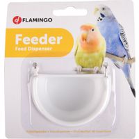 Flamingo Zaad- en waterbakje Ushi Halfrond Wit