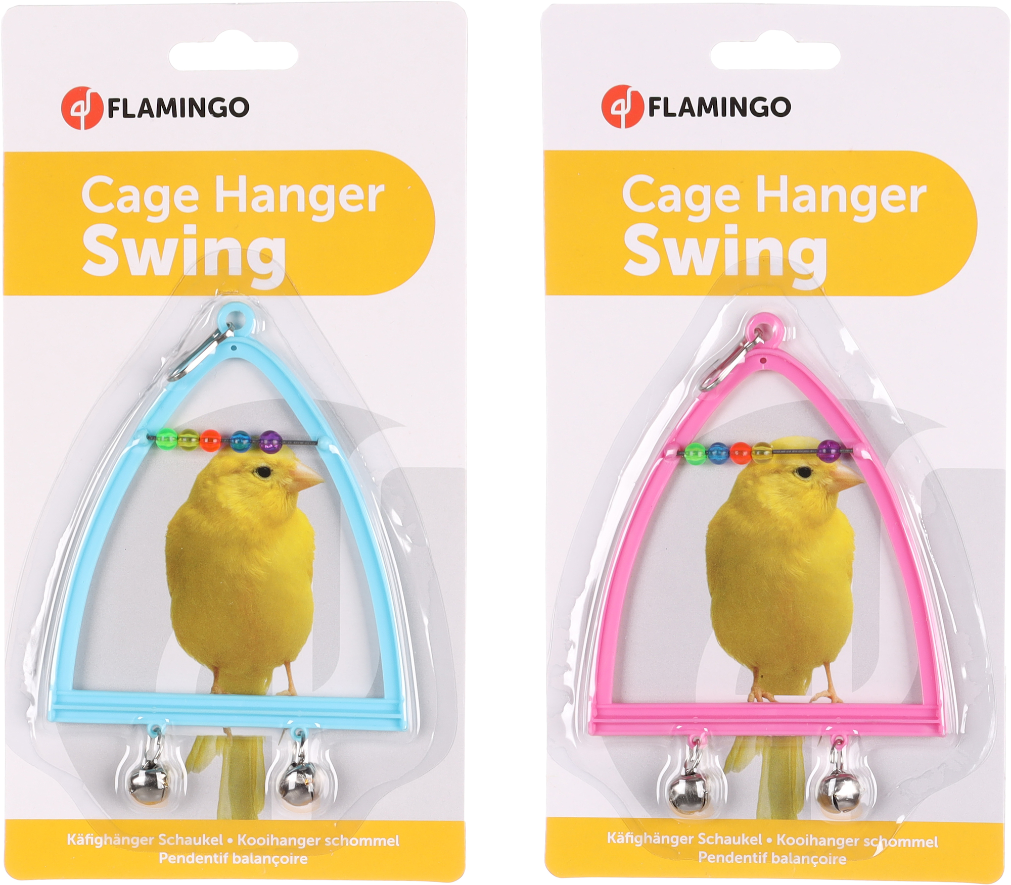 Flamingo Parakeet toy Swing Multiple colours