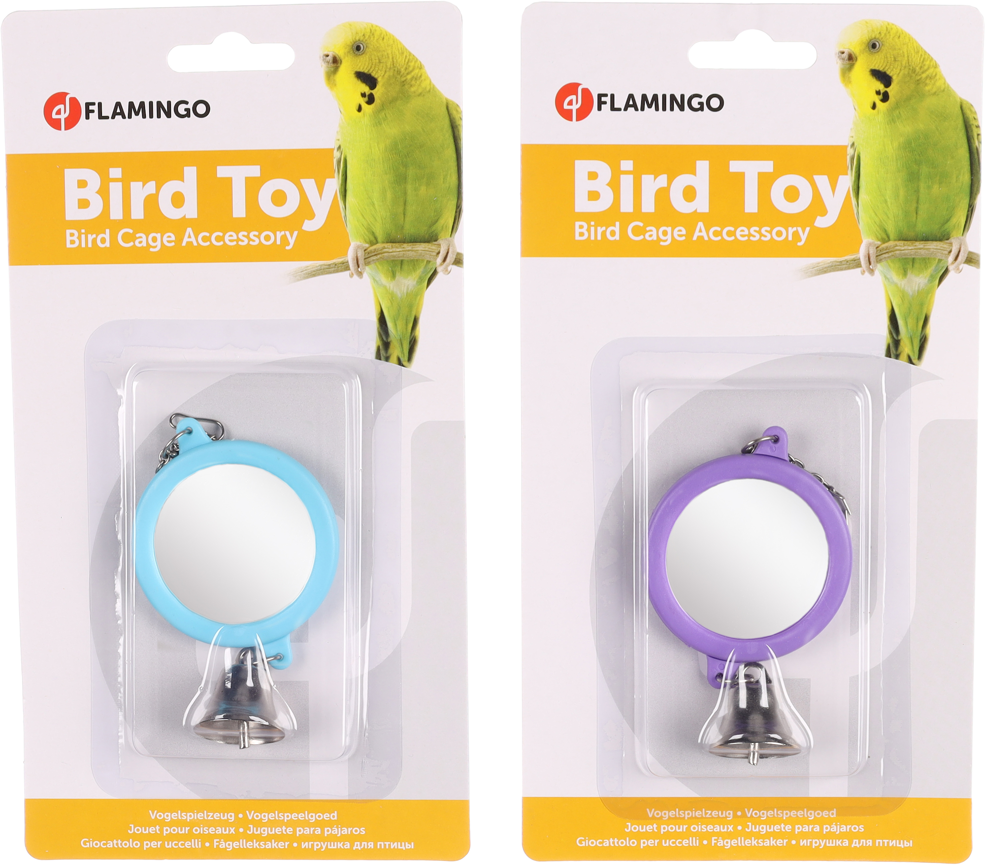 Flamingo Parkietenspeelgoed Spiegel Meerdere kleuren