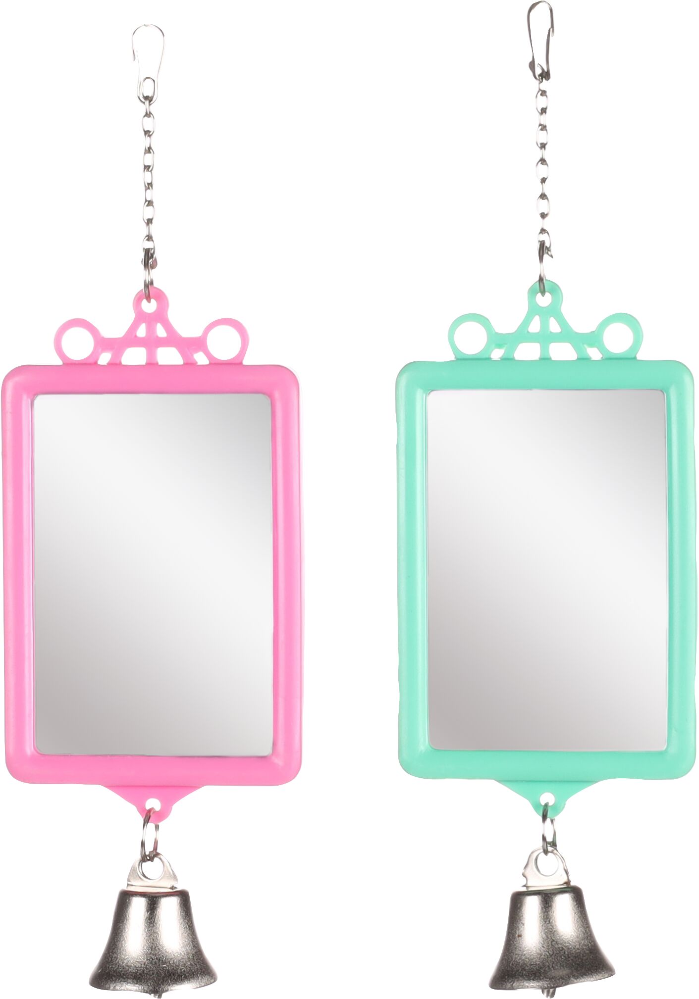 Flamingo Parakeet toy Mirror Multiple colours