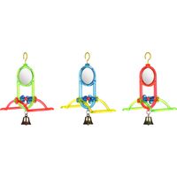 Flamingo Parakeet toy Mirror Multiple colours
