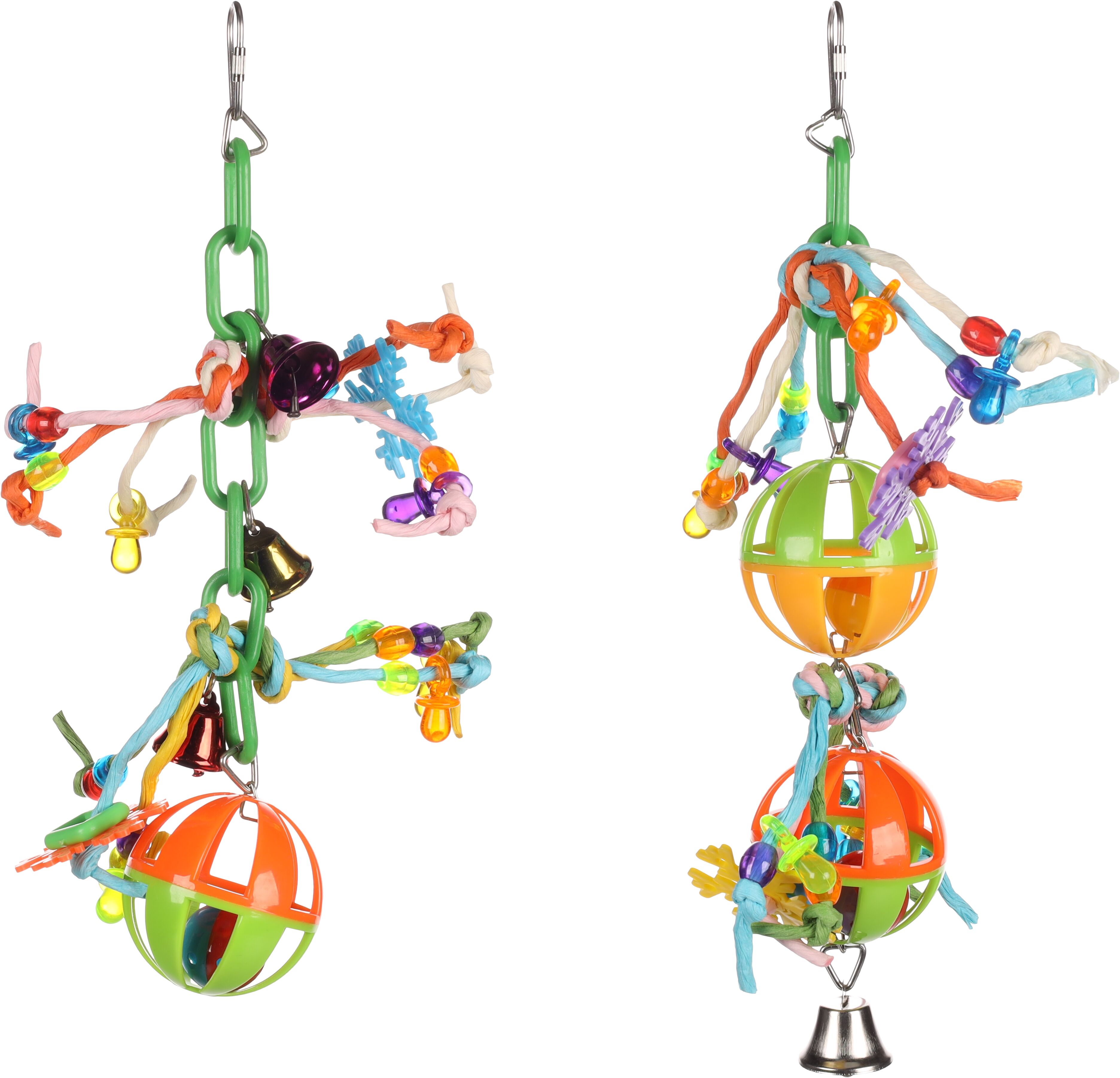 Flamingo Parakeet toy Cage hanger Several versions