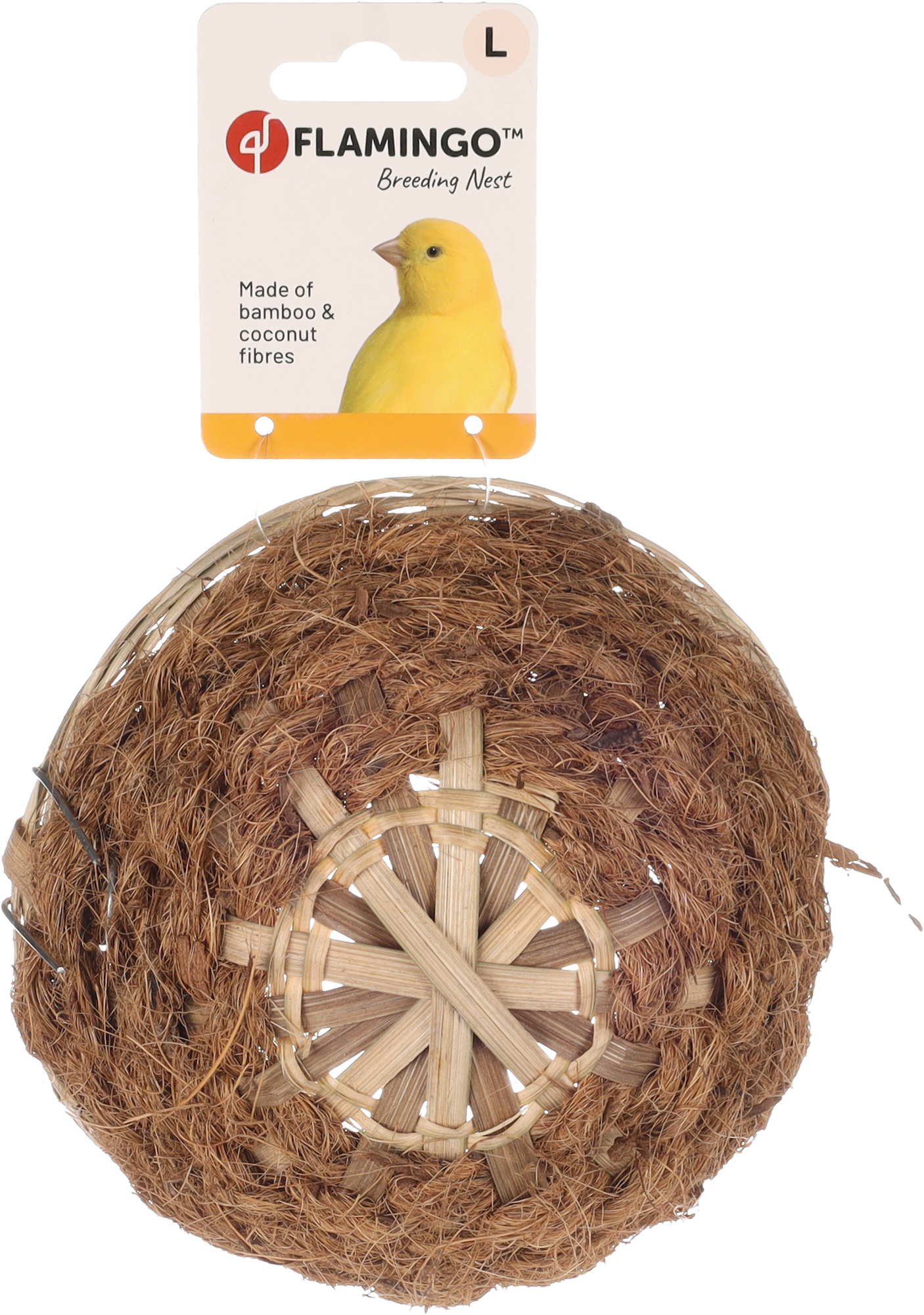 Flamingo Breeding nest Twiz Canaries Exotics - Bamboo Coconut