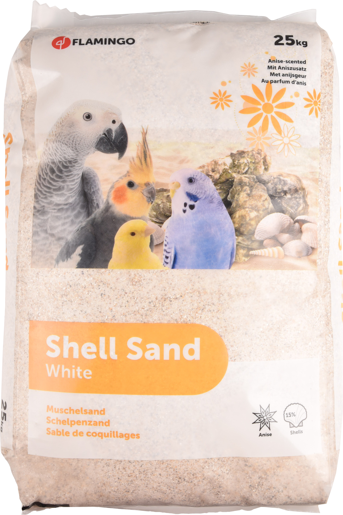 Flamingo Shell sand Anise White