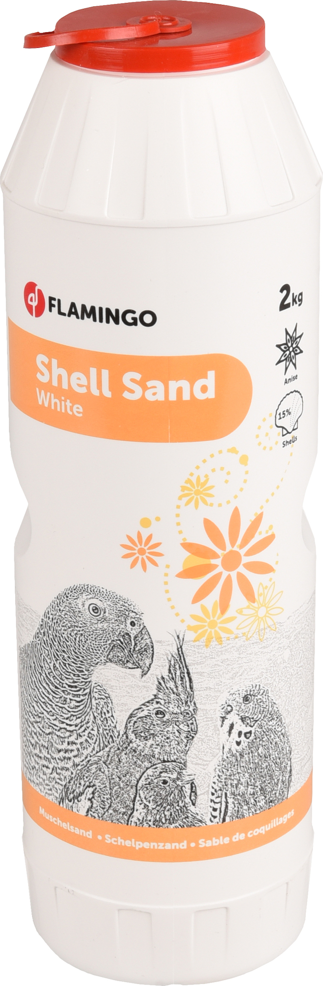 Flamingo Shell sand Anise White