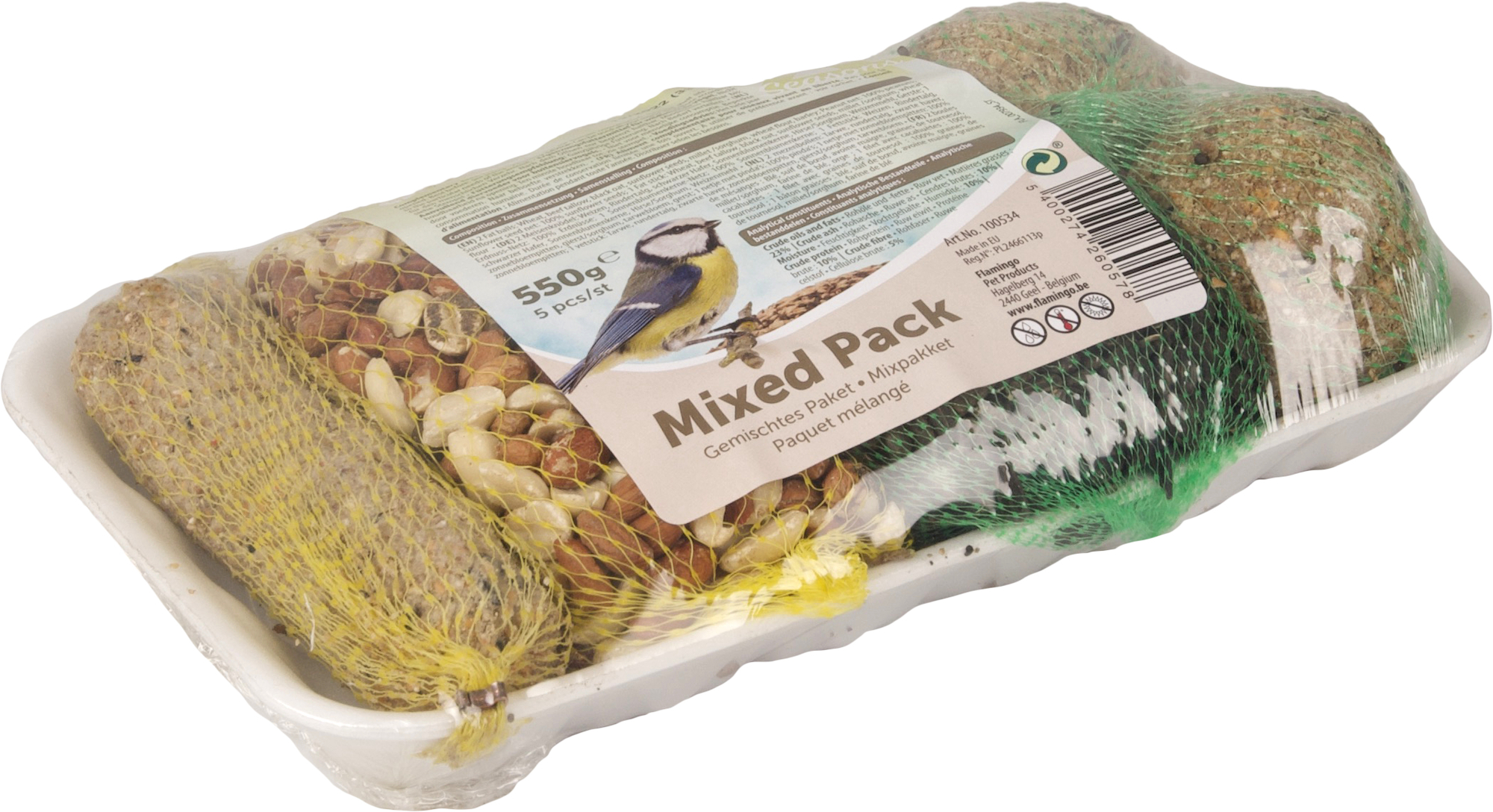 Flamingo Four Seasons  Mixed pack with net - Birds living outdoors