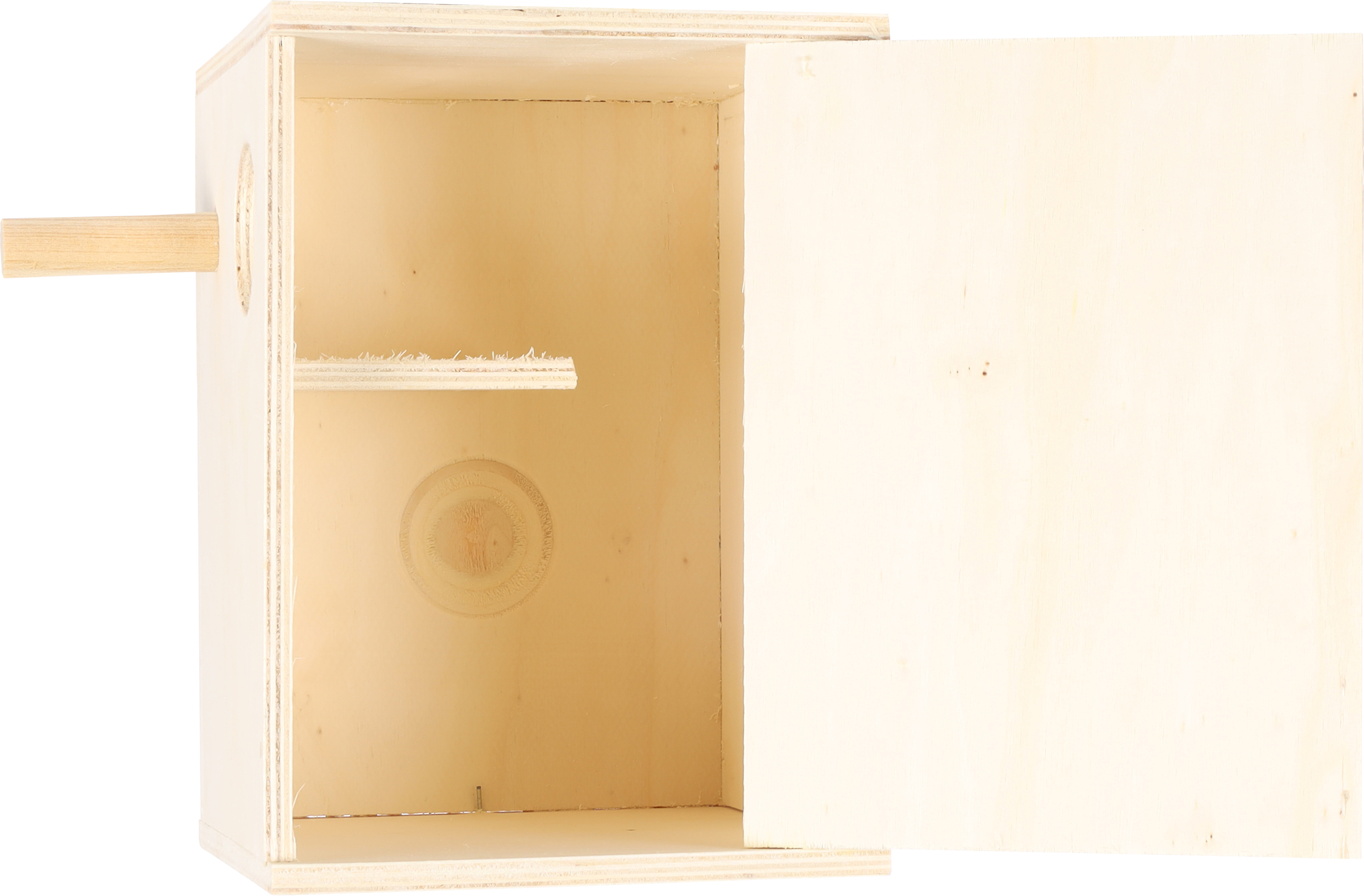 Flamingo Breeding nest Horizontal Parakeets - Wood