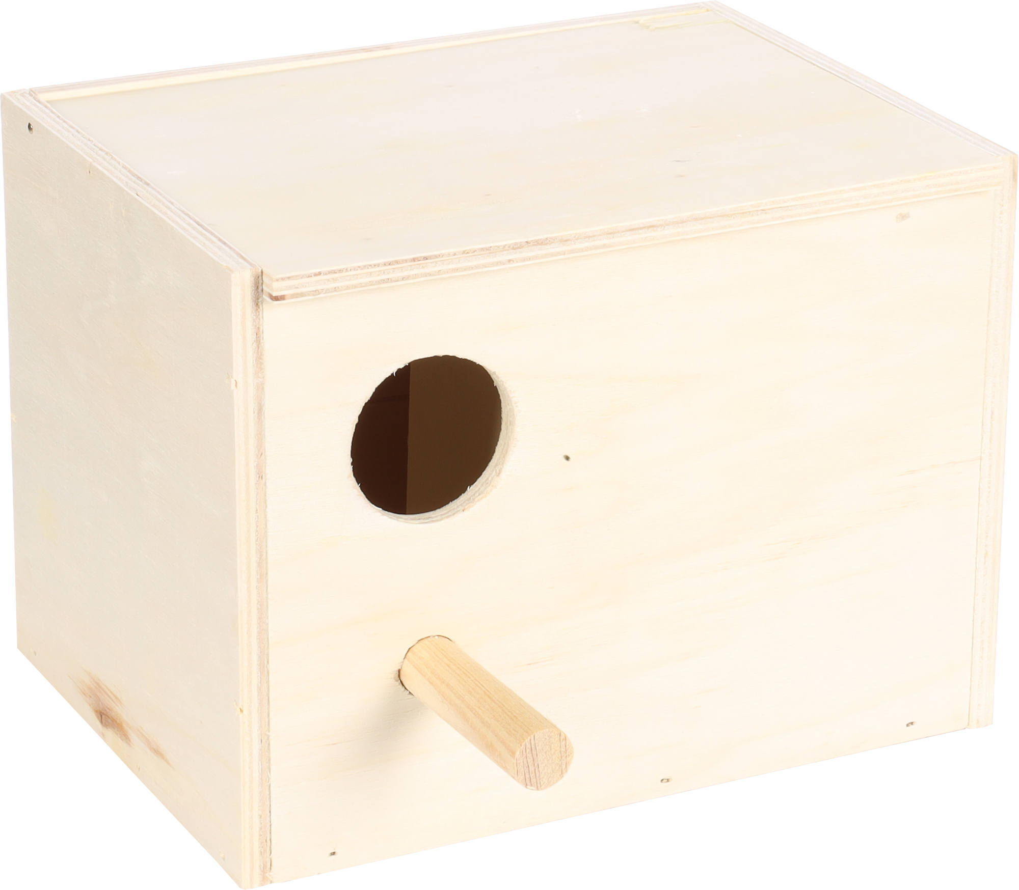 Flamingo Breeding nest Horizontal Parakeets - Wood