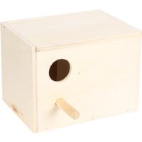 Flamingo Breeding nest Horizontal Parakeets - Wood