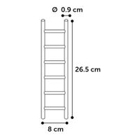 Flamingo  Escada Ladder  Light brown