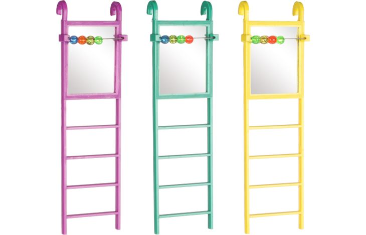 Flamingo Parakeet toy Treda Ladder Multiple colours