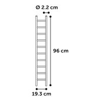 Flamingo Vogelspeelgoed Escada Ladder  Bruin