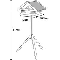 Flamingo Voederhuis met staander Hafnir - Hout