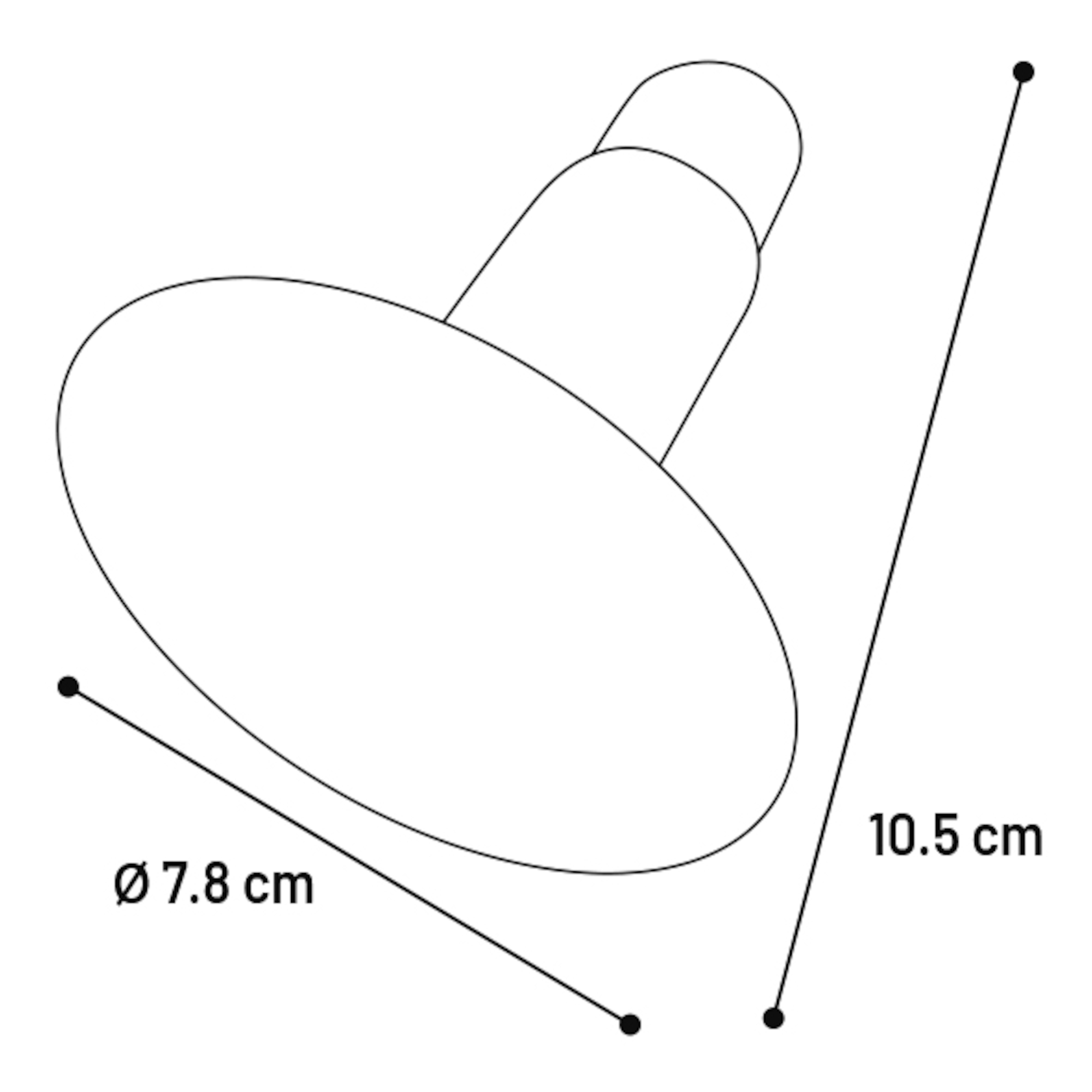 Flamingo Lampada in ceramica Newton Écru