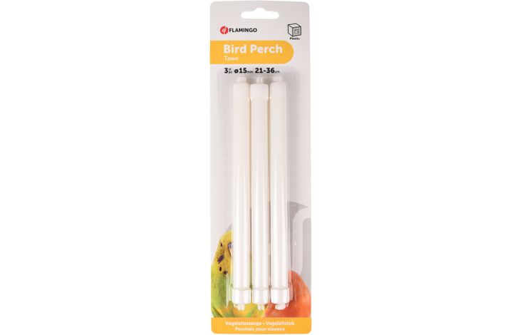 Flamingo Perch Tawe White - Plastic