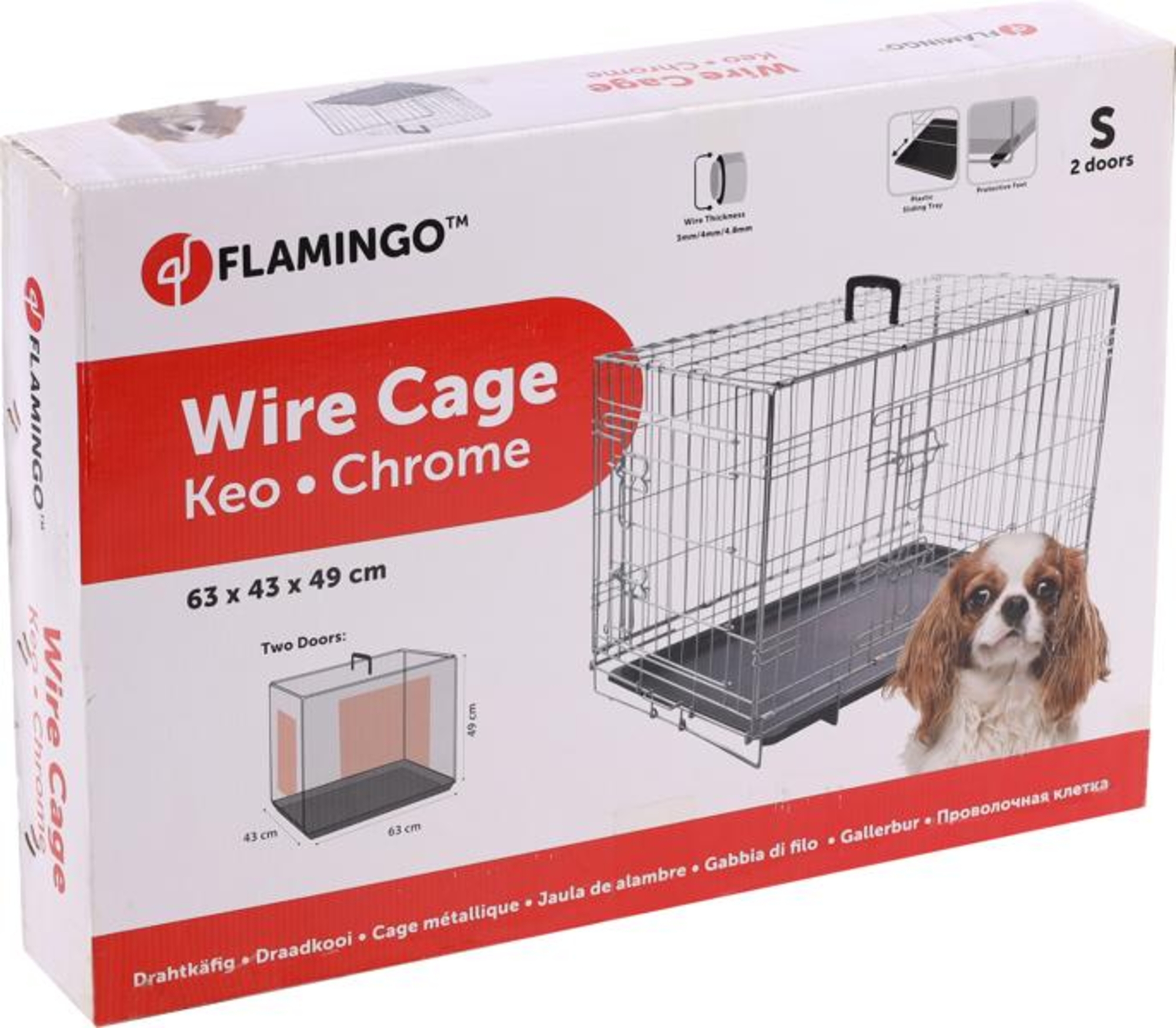 Flamingo Wire cage Keo Silver