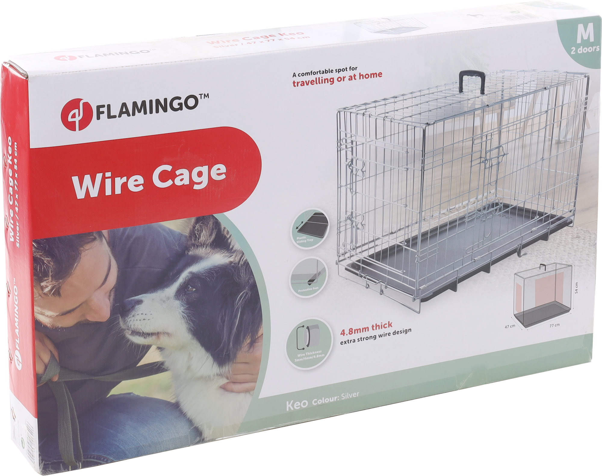 Flamingo Wire cage Keo Silver