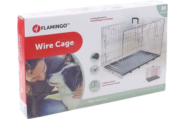 Flamingo Draadkooi Keo Zilver