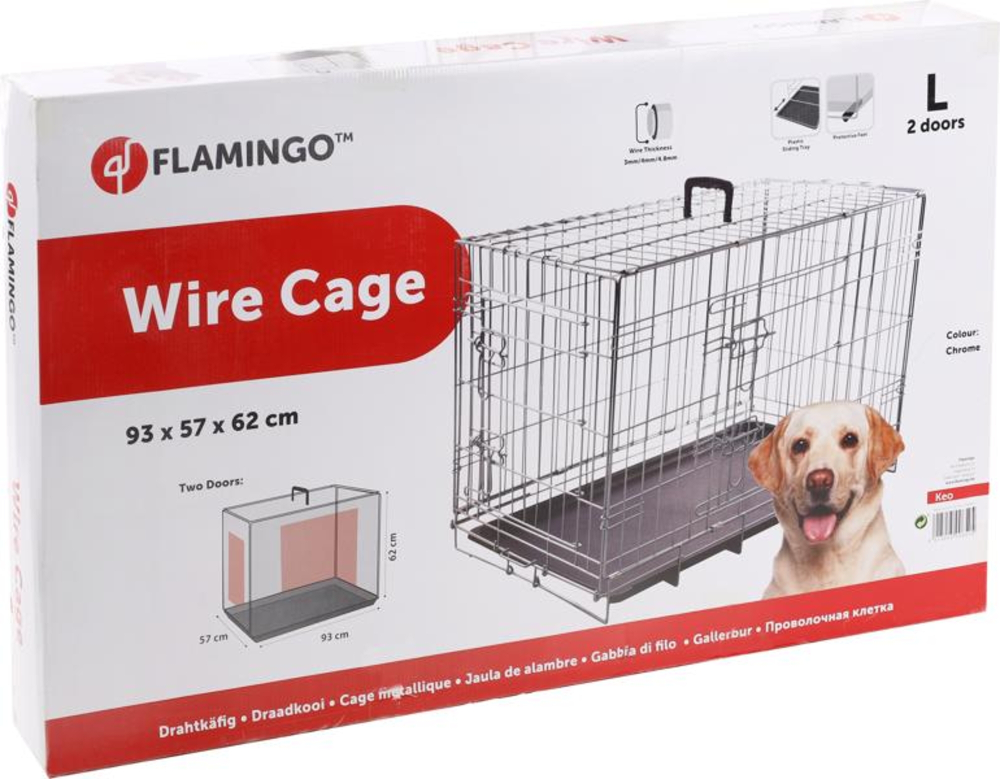 Flamingo Wire cage Keo Silver