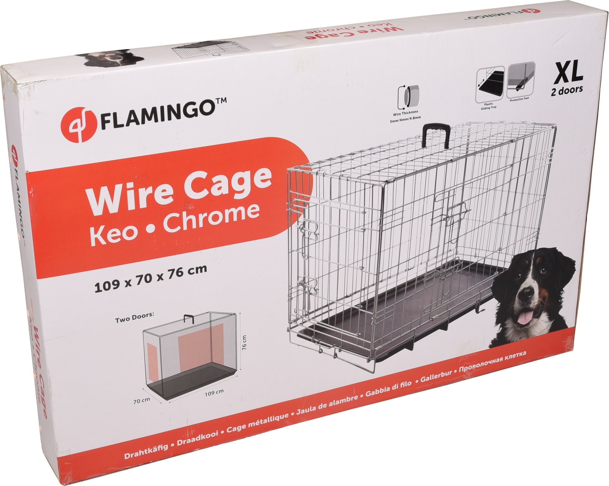 Flamingo Wire cage Keo Silver