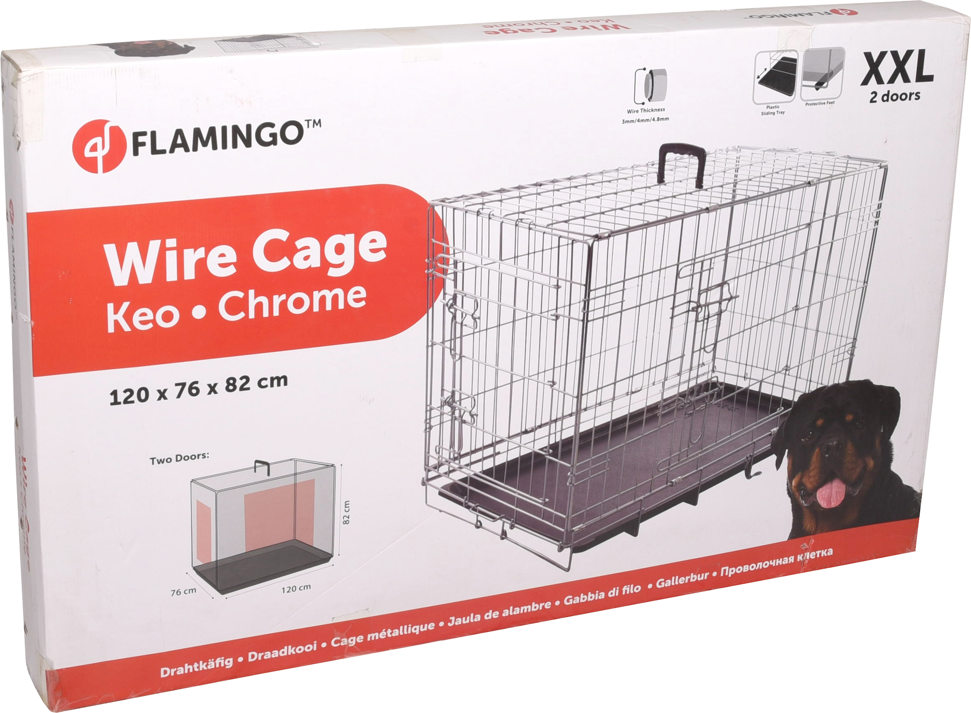 Flamingo Wire cage Keo Silver
