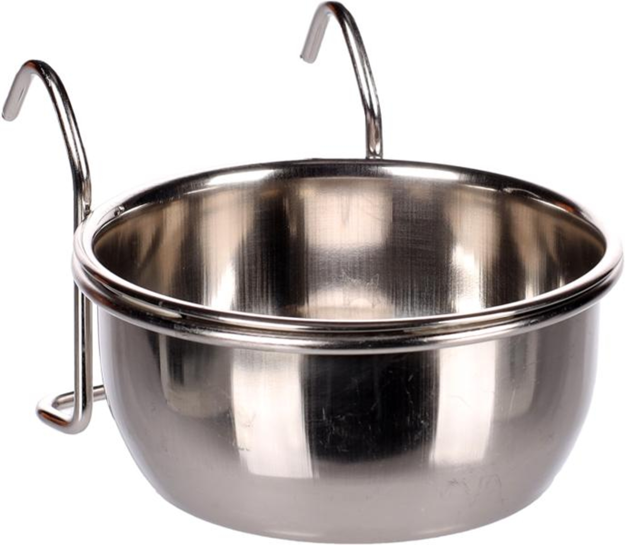 Flamingo Feeding and drinking bowl Avaro Round Silver