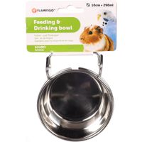 Flamingo Eet- en drinkpot Avaro Rond Zilver