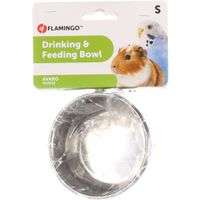 Flamingo Eet- en drinkpot Avaro Rond Zilver