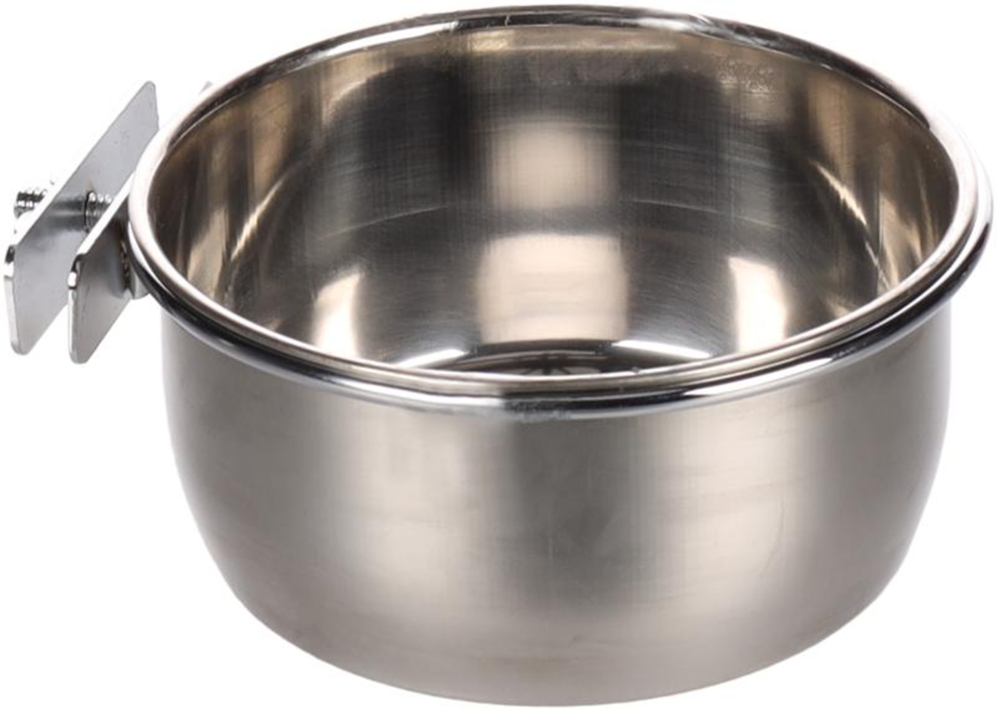 Flamingo Feeding and drinking bowl Avaro Round Silver