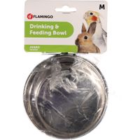 Flamingo Eet- en drinkpot Avaro Rond Zilver