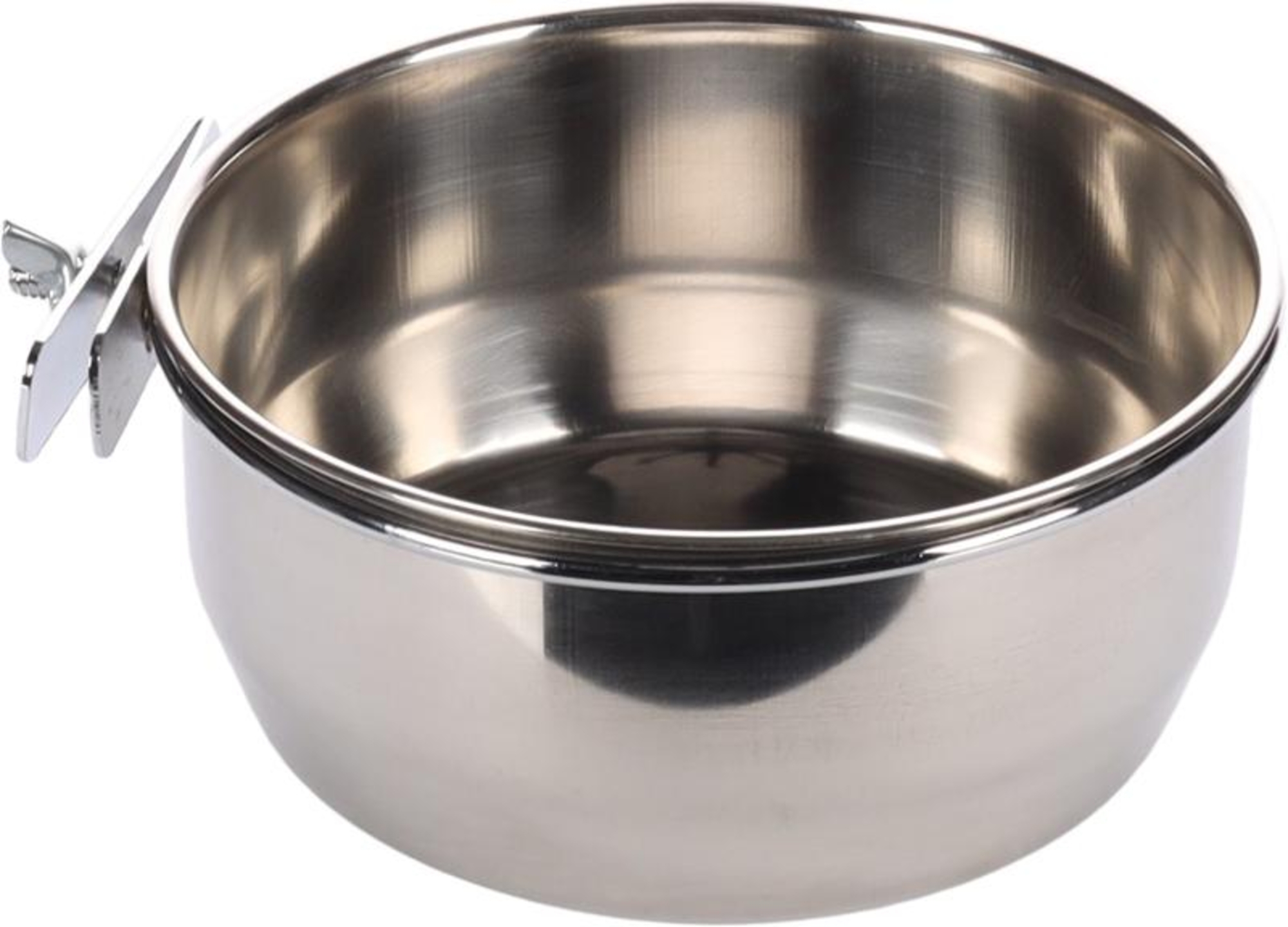 Flamingo Feeding and drinking bowl Avaro Round Silver