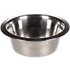 Feeding and drinking bowl Baldwin Round Silver