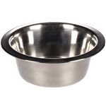 Feeding and drinking bowl Baldwin Round Silver