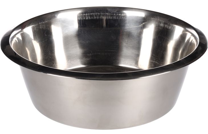 Flamingo Ciotola per cibo e acqua Baldwin Rotondo Argento