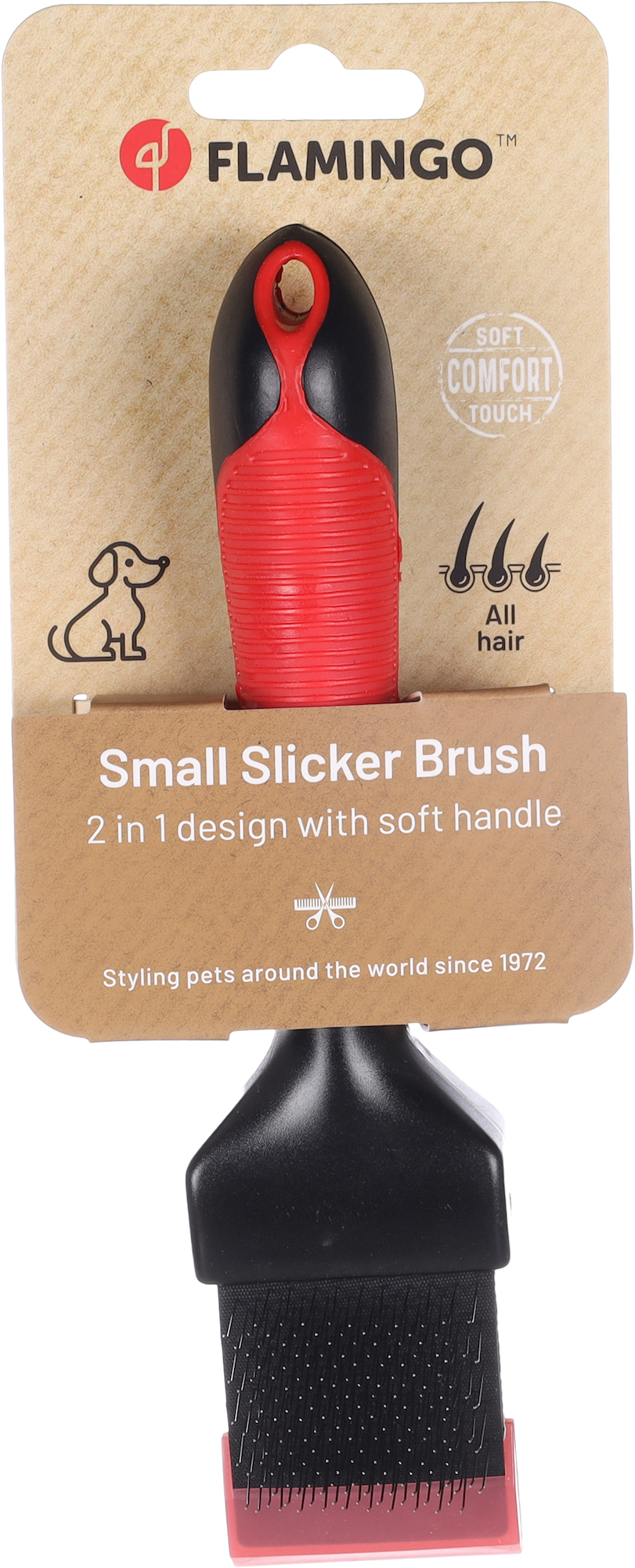 Flamingo Spazzola universale 2 in 1 Premium Care