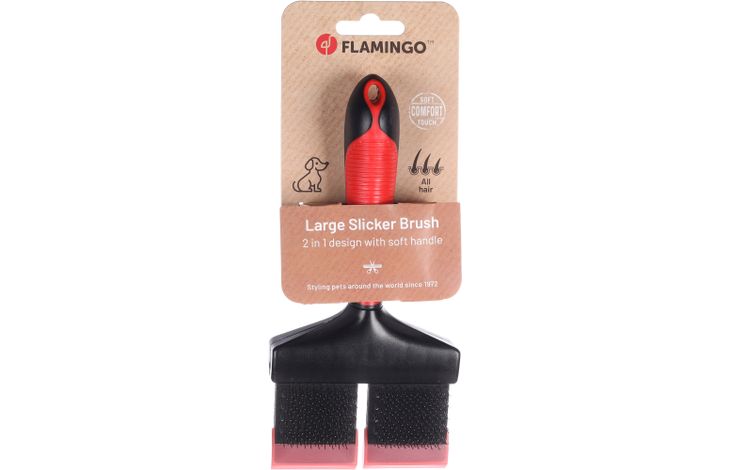 Flamingo Universele borstel 2 in 1 Premium Care
