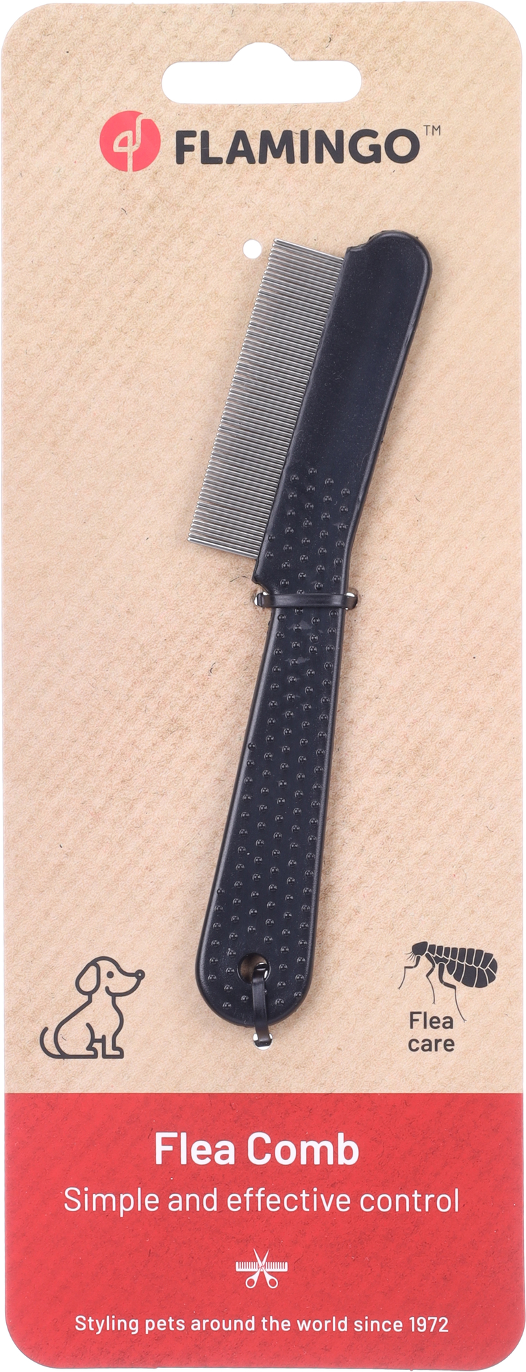 Flamingo Flea comb Groo'me