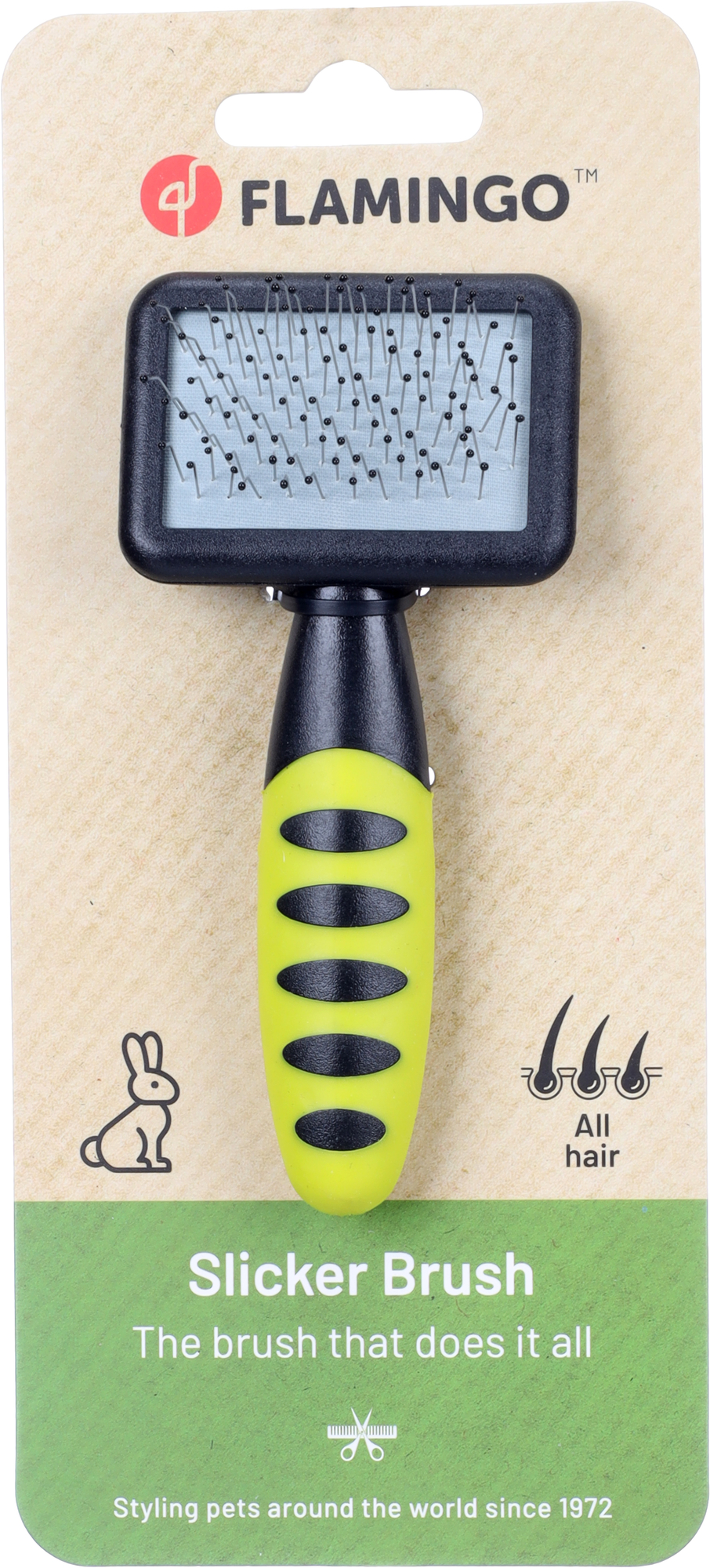 Flamingo Zupfbürste Nagetier Premium Care